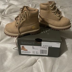 Size 5C toddler timberlands boots